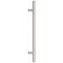 Tiradores para armarios 5 uds acero inoxidable plateado 192 mm