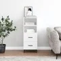 Weißes Sideboard aus Holzwerkstoff, 34,5 x 34 x 90 cm von vidaXL, Sideboards - Ref: Foro24-828684, Preis: 50,89 €, Rabatt: %