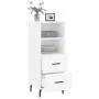 Aparador madera de ingeniería blanco 34,5x34x90 cm de vidaXL, Aparadores - Ref: Foro24-828684, Precio: 50,89 €, Descuento: %