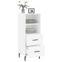 Weißes Sideboard aus Holzwerkstoff, 34,5 x 34 x 90 cm von vidaXL, Sideboards - Ref: Foro24-828684, Preis: 51,34 €, Rabatt: %