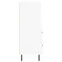 Aparador madera de ingeniería blanco 34,5x34x90 cm de vidaXL, Aparadores - Ref: Foro24-828684, Precio: 50,89 €, Descuento: %