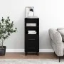 Aparador de madera contrachapada negro 34,5x34x90 cm de vidaXL, Aparadores - Ref: Foro24-828693, Precio: 70,62 €, Descuento: %
