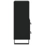 Aparador de madera contrachapada negro 34,5x34x90 cm de vidaXL, Aparadores - Ref: Foro24-828693, Precio: 71,47 €, Descuento: %