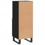 Aparador de madera contrachapada negro 34,5x34x90 cm de vidaXL, Aparadores - Ref: Foro24-828693, Precio: 70,62 €, Descuento: %