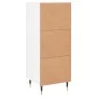 Engineered wood white sideboard 34.5x34x90 cm by vidaXL, Sideboards - Ref: Foro24-830420, Price: 58,15 €, Discount: %