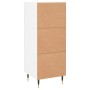 Sideboard aus weißem Holzwerkstoff 34,5x34x90 cm von vidaXL, Sideboards - Ref: Foro24-830420, Preis: 58,89 €, Rabatt: %