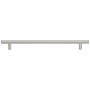 Tiradores para armarios 5 uds acero inoxidable plateado 224 mm