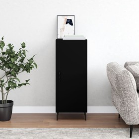 Aparador de madera contrachapada negro 34,5x34x90 cm de vidaXL, Aparadores - Ref: Foro24-828557, Precio: 78,44 €, Descuento: %