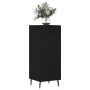 Sideboard aus schwarzem Sperrholz 34,5x34x90 cm von vidaXL, Sideboards - Ref: Foro24-828557, Preis: 77,20 €, Rabatt: %