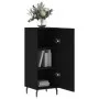 Sideboard aus schwarzem Sperrholz 34,5x34x90 cm von vidaXL, Sideboards - Ref: Foro24-828557, Preis: 77,20 €, Rabatt: %