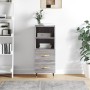 Sonoma gray engineered wood sideboard 34.5x34x90 cm by vidaXL, Sideboards - Ref: Foro24-828650, Price: 53,00 €, Discount: %