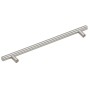 Tiradores para armarios 5 uds acero inoxidable plateado 224 mm