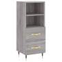 Sonoma gray engineered wood sideboard 34.5x34x90 cm by vidaXL, Sideboards - Ref: Foro24-828650, Price: 53,00 €, Discount: %