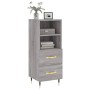 Sonoma gray engineered wood sideboard 34.5x34x90 cm by vidaXL, Sideboards - Ref: Foro24-828650, Price: 53,00 €, Discount: %