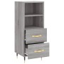 Sonoma gray engineered wood sideboard 34.5x34x90 cm by vidaXL, Sideboards - Ref: Foro24-828650, Price: 53,00 €, Discount: %