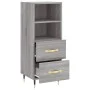 Sonoma gray engineered wood sideboard 34.5x34x90 cm by vidaXL, Sideboards - Ref: Foro24-828650, Price: 52,48 €, Discount: %