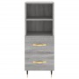 Sonoma gray engineered wood sideboard 34.5x34x90 cm by vidaXL, Sideboards - Ref: Foro24-828650, Price: 53,00 €, Discount: %
