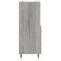 Sonoma gray engineered wood sideboard 34.5x34x90 cm by vidaXL, Sideboards - Ref: Foro24-828650, Price: 52,48 €, Discount: %