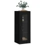 Black wall cabinet 34.5x34x90 cm by vidaXL, Sideboards - Ref: Foro24-828909, Price: 51,68 €, Discount: %