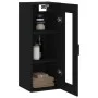 Black wall cabinet 34.5x34x90 cm by vidaXL, Sideboards - Ref: Foro24-828909, Price: 51,68 €, Discount: %