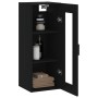 Schwarzer Wandschrank 34,5x34x90 cm von vidaXL, Sideboards - Ref: Foro24-828909, Preis: 52,39 €, Rabatt: %