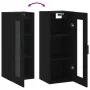 Black wall cabinet 34.5x34x90 cm by vidaXL, Sideboards - Ref: Foro24-828909, Price: 51,68 €, Discount: %