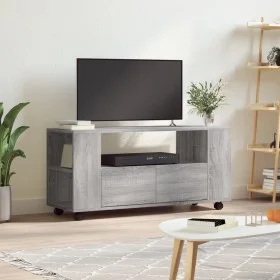 Sonoma grauer TV-Schrank aus Holzwerkstoff, 102 x 34,5 x 43 cm von vidaXL, TV-Möbel - Ref: Foro24-833748, Preis: 72,87 €, Rab...