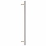 Tiradores para armarios 5 uds acero inoxidable plateado 320 mm