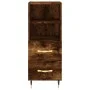 Smoked oak engineered wood sideboard 34.5x34x90 cm by vidaXL, Sideboards - Ref: Foro24-828649, Price: 50,77 €, Discount: %