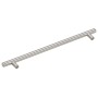Tiradores para armarios 5 uds acero inoxidable plateado 320 mm