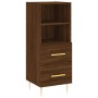 Sideboard aus eichenbraunem Holzwerkstoff, 34,5 x 34 x 90 cm von vidaXL, Sideboards - Ref: Foro24-828659, Preis: 53,49 €, Rab...