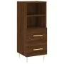 Sideboard aus eichenbraunem Holzwerkstoff, 34,5 x 34 x 90 cm von vidaXL, Sideboards - Ref: Foro24-828659, Preis: 52,95 €, Rab...