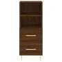 Sideboard aus eichenbraunem Holzwerkstoff, 34,5 x 34 x 90 cm von vidaXL, Sideboards - Ref: Foro24-828659, Preis: 52,95 €, Rab...