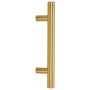 Tiradores para armarios 10 uds acero inoxidable dorado 64 mm