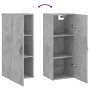Concrete gray wall cabinet 34.5x34x90 cm by vidaXL, Sideboards - Ref: Foro24-828832, Price: 46,38 €, Discount: %