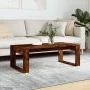 Smoked oak engineered wood coffee table 102x50x35 cm by vidaXL, Coffee table - Ref: Foro24-823363, Price: 52,41 €, Discount: %
