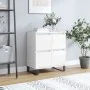 Hochglanzweißes Sperrholz-Sideboard 60x35x70 cm von vidaXL, Sideboards - Ref: Foro24-831222, Preis: 96,99 €, Rabatt: %