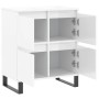 Hochglanzweißes Sperrholz-Sideboard 60x35x70 cm von vidaXL, Sideboards - Ref: Foro24-831222, Preis: 98,54 €, Rabatt: %