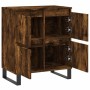 Sperrholz Sideboard geräucherte Eiche Farbe 60x35x70 cm von vidaXL, Sideboards - Ref: Foro24-831225, Preis: 79,91 €, Rabatt: %
