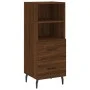 Engineered wood brown oak sideboard 34.5x34x90 cm by vidaXL, Sideboards - Ref: Foro24-828691, Price: 56,75 €, Discount: %