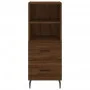 Engineered wood brown oak sideboard 34.5x34x90 cm by vidaXL, Sideboards - Ref: Foro24-828691, Price: 56,75 €, Discount: %