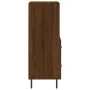 Engineered wood brown oak sideboard 34.5x34x90 cm by vidaXL, Sideboards - Ref: Foro24-828691, Price: 56,75 €, Discount: %