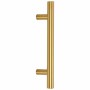Tiradores para armarios 10 uds acero inoxidable dorado 96 mm