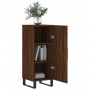 Oak brown engineered wood sideboard 34.5x34x90 cm by vidaXL, Sideboards - Ref: Foro24-828571, Price: 80,32 €, Discount: %
