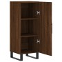 Oak brown engineered wood sideboard 34.5x34x90 cm by vidaXL, Sideboards - Ref: Foro24-828571, Price: 80,32 €, Discount: %
