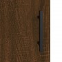 Oak brown engineered wood sideboard 34.5x34x90 cm by vidaXL, Sideboards - Ref: Foro24-828571, Price: 80,32 €, Discount: %