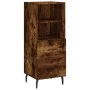 Smoked oak engineered wood sideboard 34.5x34x90 cm by vidaXL, Sideboards - Ref: Foro24-828689, Price: 54,72 €, Discount: %