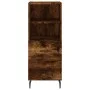 Smoked oak engineered wood sideboard 34.5x34x90 cm by vidaXL, Sideboards - Ref: Foro24-828689, Price: 54,72 €, Discount: %
