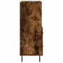 Smoked oak engineered wood sideboard 34.5x34x90 cm by vidaXL, Sideboards - Ref: Foro24-828689, Price: 54,72 €, Discount: %