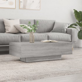 Engineered wood Sonoma gray coffee table 100x49.5x31 cm by vidaXL, Coffee table - Ref: Foro24-833894, Price: 61,70 €, Discoun...